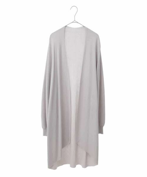 HIROKO BIS GRANDE / ヒロコビス グランデ カーディガン・ボレロ | 【大きいサイズ】ホールガーメントロングカーディガン | 詳細18