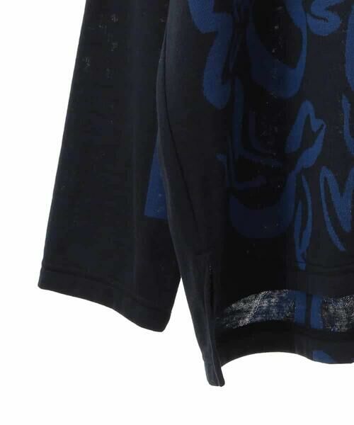 HIROKO BIS GRANDE / ヒロコビス グランデ ニット・セーター | 【大きいサイズ】フラワージャカードモックネックプルオーバー /洗える | 詳細3