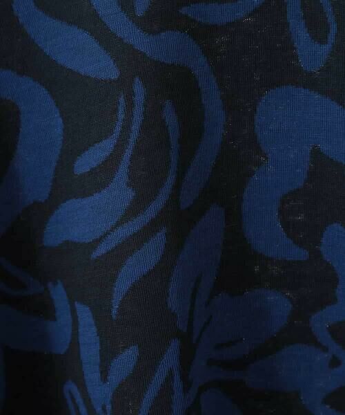 HIROKO BIS GRANDE / ヒロコビス グランデ ニット・セーター | 【大きいサイズ】フラワージャカードモックネックプルオーバー /洗える | 詳細4