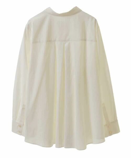 HIROKO BIS GRANDE / ヒロコビス グランデ シャツ・ブラウス | 【大きいサイズ】フロントデザインタックブラウス /洗濯機で洗える | 詳細1