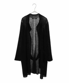 HIROKO BIS GRANDE / ヒロコビス グランデ カーディガン・ボレロ | 【大きいサイズ】ライトリブロング丈ニットカーディガン