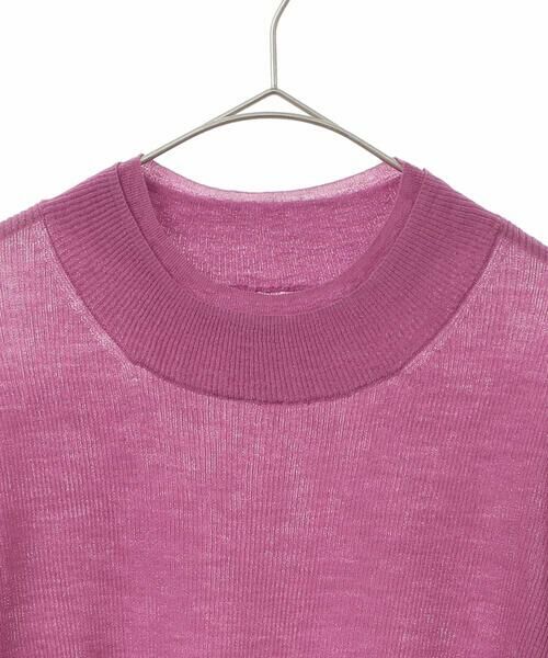 HIROKO BIS GRANDE / ヒロコビス グランデ ニット・セーター | 【大きいサイズ】ダブルハイネックペプラムニットプルオーバー | 詳細2