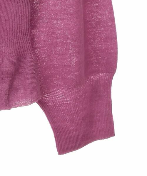 HIROKO BIS GRANDE / ヒロコビス グランデ ニット・セーター | 【大きいサイズ】ダブルハイネックペプラムニットプルオーバー | 詳細3