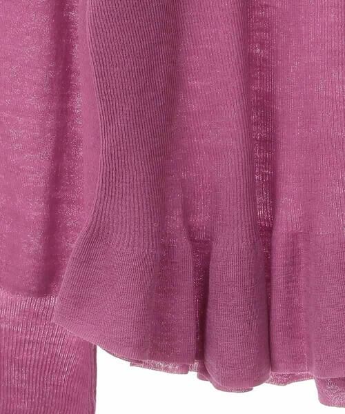 HIROKO BIS GRANDE / ヒロコビス グランデ ニット・セーター | 【大きいサイズ】ダブルハイネックペプラムニットプルオーバー | 詳細4