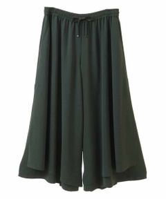 HIROKO BIS GRANDE / ヒロコビス グランデ その他パンツ | 【大きいサイズ】レイヤードヘムドレープフレアパンツ /洗える