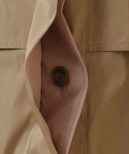 HIROKO BIS GRANDE / ヒロコビス グランデ その他アウター | 【大きいサイズ/ライナー付き】配色アクセントスタンドカラーコート /洗える | 詳細6