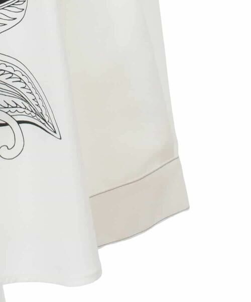 HIROKO BIS GRANDE / ヒロコビス グランデ シャツ・ブラウス | 【大きいサイズ】フラワーモチーフミニマルデザインシャツ | 詳細3