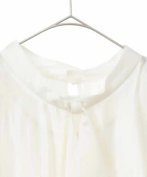 HIROKO BIS GRANDE / ヒロコビス グランデ シャツ・ブラウス | 【大きいサイズ】ボウタイ風ギャザーヘムブラウス | 詳細2