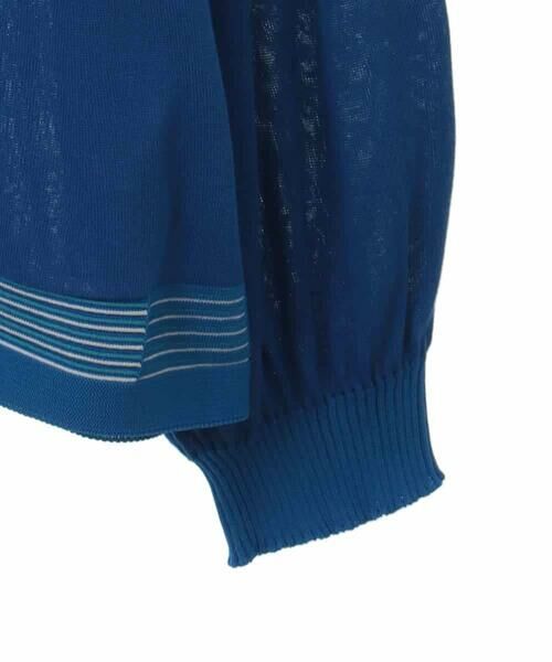 HIROKO BIS GRANDE / ヒロコビス グランデ ニット・セーター | 【大きいサイズ】ホールガーメントボーダー柄ニットプルオーバー | 詳細3