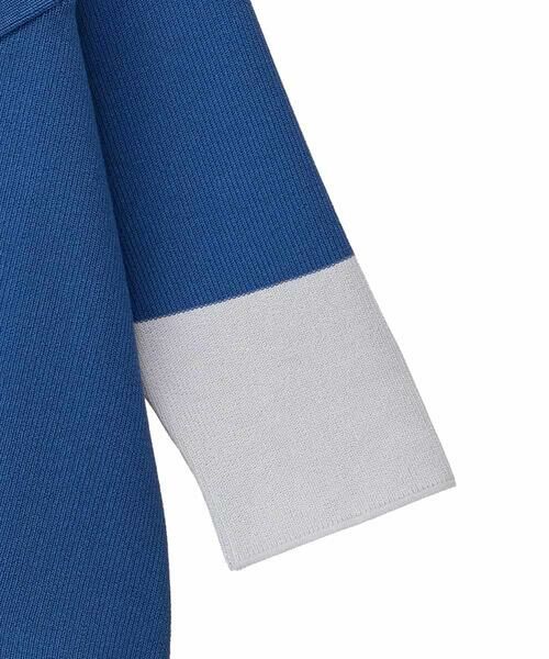 HIROKO BIS GRANDE / ヒロコビス グランデ ニット・セーター | 【大きいサイズ】パターン切り替えデザインニットプルオーバー | 詳細3