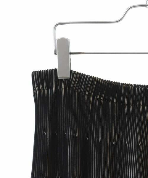 HIROKO BIS GRANDE / ヒロコビス グランデ ロング・マキシ丈スカート | 【大きいサイズ】ガーター編みボーダーデザインスカート | 詳細2