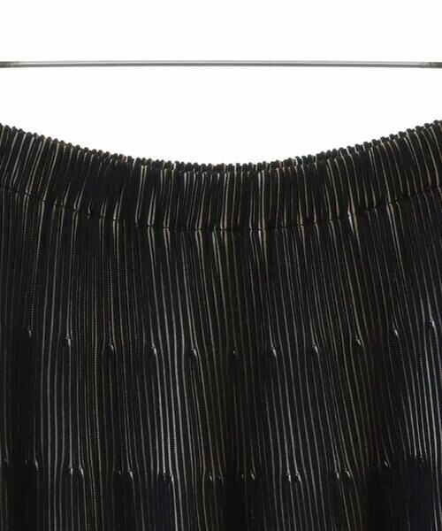 HIROKO BIS GRANDE / ヒロコビス グランデ ロング・マキシ丈スカート | 【大きいサイズ】ガーター編みボーダーデザインスカート | 詳細3