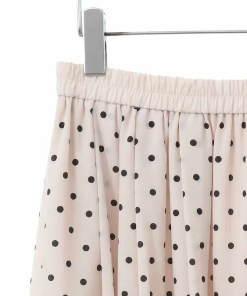 HIROKO BIS GRANDE / ヒロコビス グランデ ロング・マキシ丈スカート | 【大きいサイズ】ドット柄スカーフプリントスカート | 詳細2