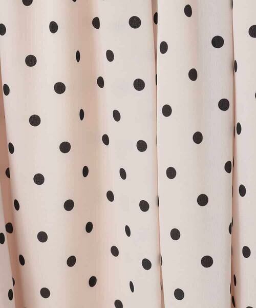 HIROKO BIS GRANDE / ヒロコビス グランデ ロング・マキシ丈スカート | 【大きいサイズ】ドット柄スカーフプリントスカート | 詳細5