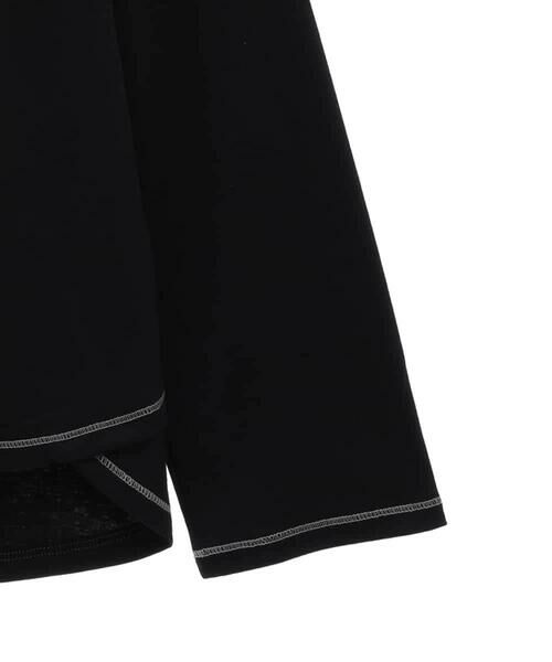 HIROKO BIS GRANDE / ヒロコビス グランデ カットソー | 【大きいサイズ】テープロゴコットンカットソー | 詳細1