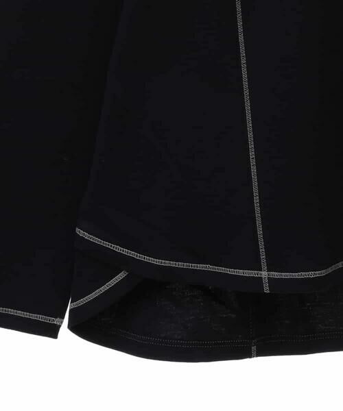 HIROKO BIS GRANDE / ヒロコビス グランデ カットソー | 【大きいサイズ】テープロゴコットンカットソー | 詳細2