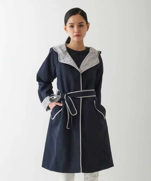 HIROKO BIS GRANDE / ヒロコビス グランデ その他アウター | 【大きいサイズ】リバーシブルタフタスプリングコート | 詳細14