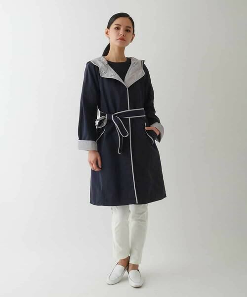 HIROKO BIS GRANDE / ヒロコビス グランデ その他アウター | 【大きいサイズ】リバーシブルタフタスプリングコート | 詳細15