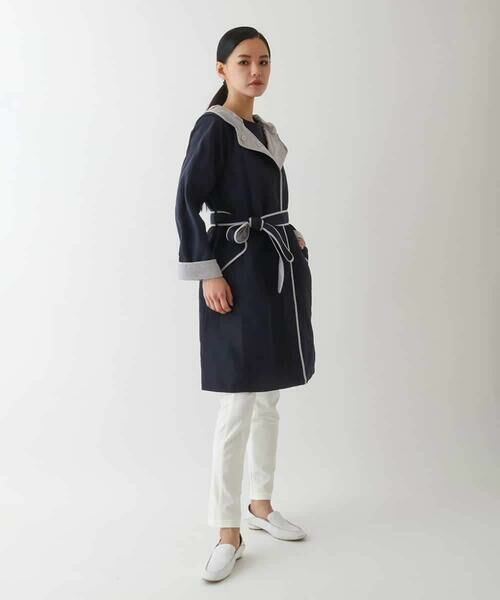 HIROKO BIS GRANDE / ヒロコビス グランデ その他アウター | 【大きいサイズ】リバーシブルタフタスプリングコート | 詳細16