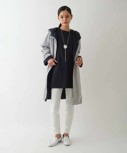 HIROKO BIS GRANDE / ヒロコビス グランデ その他アウター | 【大きいサイズ】リバーシブルタフタスプリングコート | 詳細20