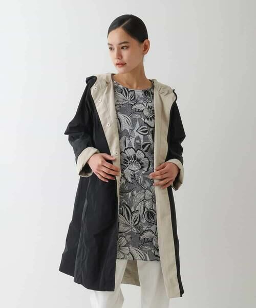 HIROKO BIS GRANDE / ヒロコビス グランデ その他アウター | 【大きいサイズ】リバーシブルタフタスプリングコート | 詳細21