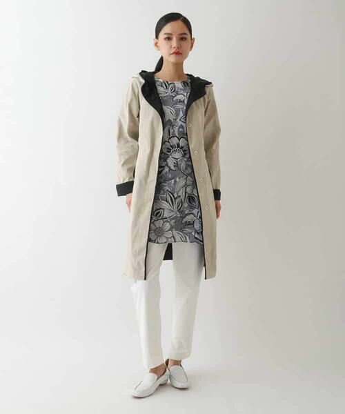 HIROKO BIS GRANDE / ヒロコビス グランデ その他アウター | 【大きいサイズ】リバーシブルタフタスプリングコート | 詳細23