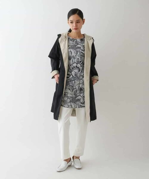 HIROKO BIS GRANDE / ヒロコビス グランデ その他アウター | 【大きいサイズ】リバーシブルタフタスプリングコート | 詳細25