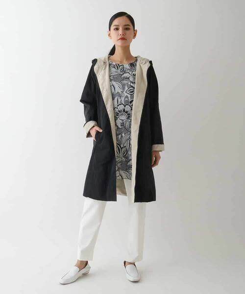 HIROKO BIS GRANDE / ヒロコビス グランデ その他アウター | 【大きいサイズ】リバーシブルタフタスプリングコート | 詳細26