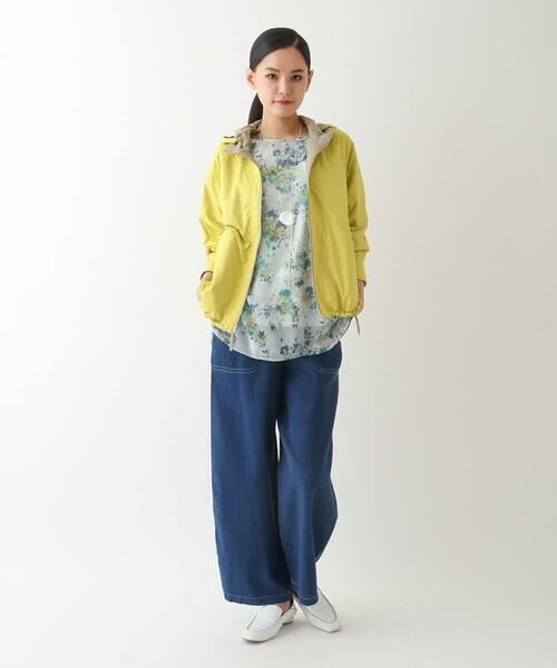 HIROKO BIS GRANDE / ヒロコビス グランデ チュニック | 【大きいサイズ】フラワープリントチュニック丈ブラウス | 詳細15