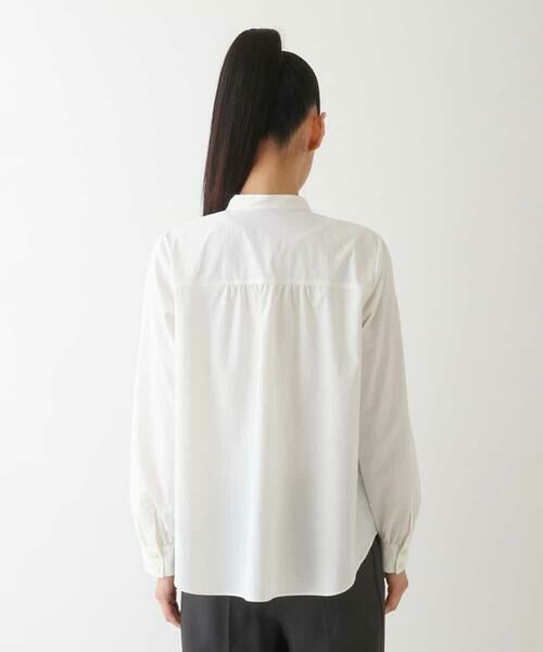 HIROKO BIS GRANDE / ヒロコビス グランデ シャツ・ブラウス | 【大きいサイズ】フリルアクセントバンドカラーブラウス | 詳細8