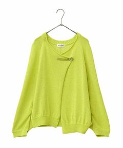 HIROKO BIS GRANDE / ヒロコビス グランデ カーディガン・ボレロ | 【大きいサイズ】コードヤーンドライニットカーディガン