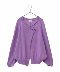 HIROKO BIS GRANDE / ヒロコビス グランデ カーディガン・ボレロ | 【大きいサイズ】コードヤーンドライニットカーディガン