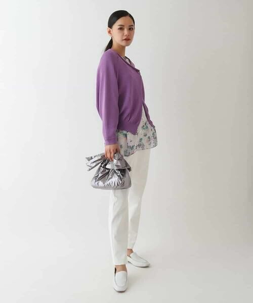 HIROKO BIS GRANDE / ヒロコビス グランデ カーディガン・ボレロ | 【大きいサイズ】コードヤーンドライニットカーディガン | 詳細13