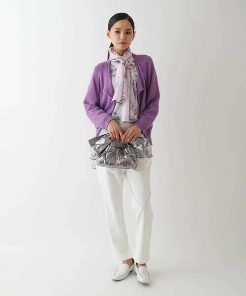 HIROKO BIS GRANDE / ヒロコビス グランデ カーディガン・ボレロ | 【大きいサイズ】コードヤーンドライニットカーディガン | 詳細14