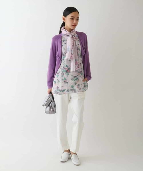 HIROKO BIS GRANDE / ヒロコビス グランデ カーディガン・ボレロ | 【大きいサイズ】コードヤーンドライニットカーディガン | 詳細15