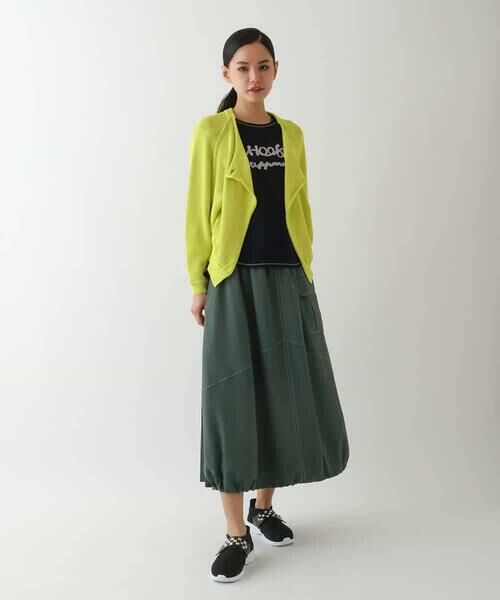 HIROKO BIS GRANDE / ヒロコビス グランデ カーディガン・ボレロ | 【大きいサイズ】コードヤーンドライニットカーディガン | 詳細17