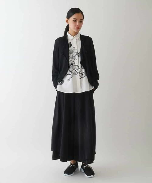 HIROKO BIS GRANDE / ヒロコビス グランデ カーディガン・ボレロ | 【大きいサイズ】コードヤーンドライニットカーディガン | 詳細20