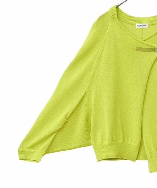 HIROKO BIS GRANDE / ヒロコビス グランデ カーディガン・ボレロ | 【大きいサイズ】コードヤーンドライニットカーディガン | 詳細4