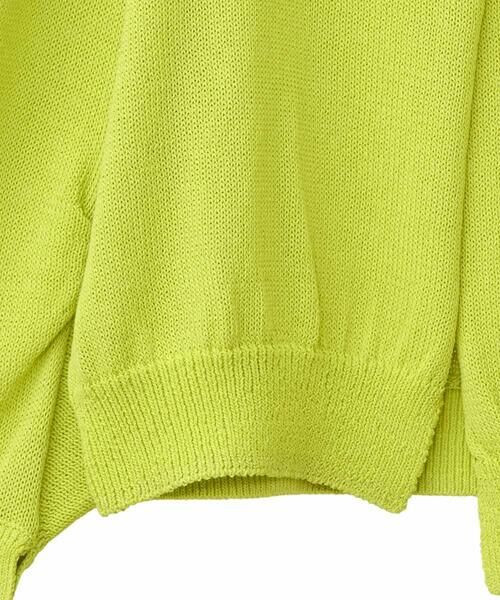HIROKO BIS GRANDE / ヒロコビス グランデ カーディガン・ボレロ | 【大きいサイズ】コードヤーンドライニットカーディガン | 詳細6
