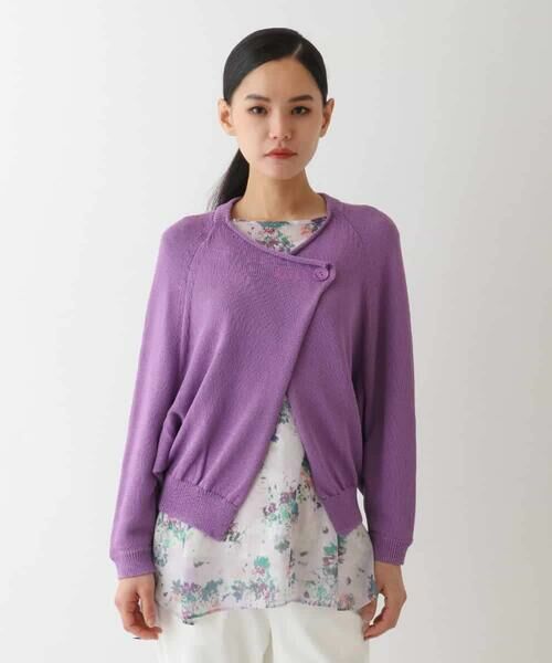 HIROKO BIS GRANDE / ヒロコビス グランデ カーディガン・ボレロ | 【大きいサイズ】コードヤーンドライニットカーディガン | 詳細9