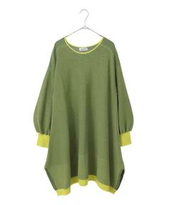 HIROKO BIS GRANDE / ヒロコビス グランデ チュニック | 【大きいサイズ】ガーターボーダー立体デザインチュニック