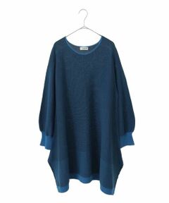 HIROKO BIS GRANDE / ヒロコビス グランデ チュニック | 【大きいサイズ】ガーターボーダー立体デザインチュニック