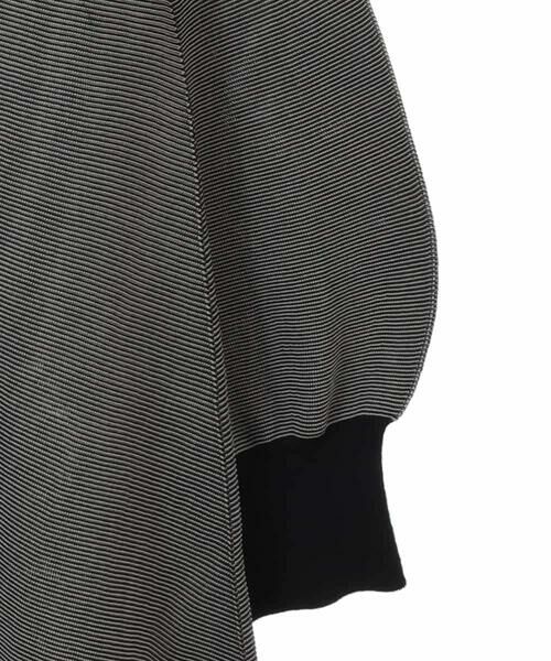 HIROKO BIS GRANDE / ヒロコビス グランデ チュニック | 【大きいサイズ】ガーターボーダー立体デザインチュニック | 詳細3