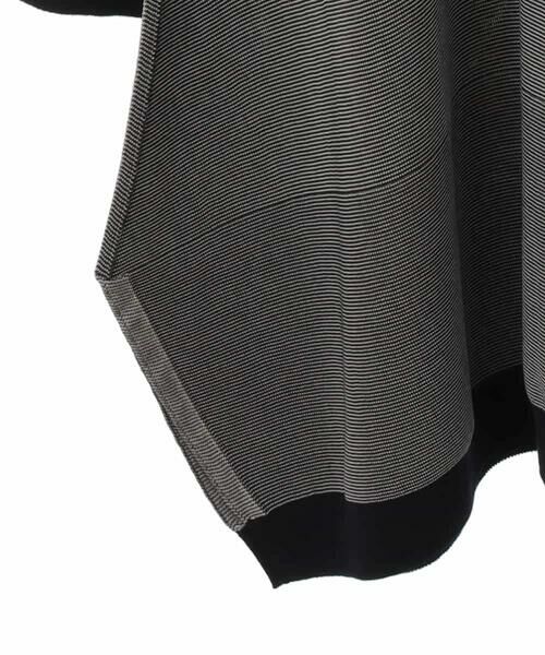HIROKO BIS GRANDE / ヒロコビス グランデ チュニック | 【大きいサイズ】ガーターボーダー立体デザインチュニック | 詳細4