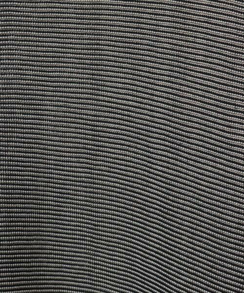 HIROKO BIS GRANDE / ヒロコビス グランデ チュニック | 【大きいサイズ】ガーターボーダー立体デザインチュニック | 詳細5