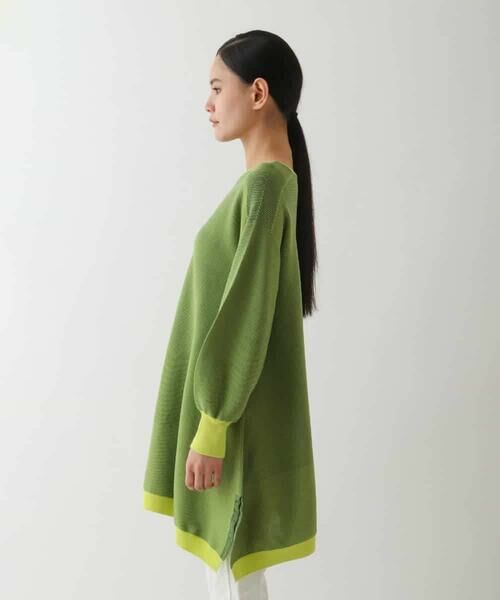 HIROKO BIS GRANDE / ヒロコビス グランデ チュニック | 【大きいサイズ】ガーターボーダー立体デザインチュニック | 詳細9