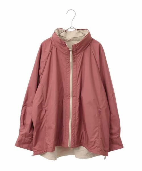 HIROKO BIS GRANDE / ヒロコビス グランデ その他アウター | 【大きいサイズ】リバーシブルタフタブルゾン | 詳細8