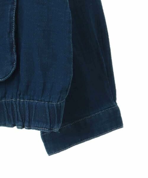 HIROKO BIS GRANDE / ヒロコビス グランデ Gジャン・デニムジャケット | 【大きいサイズ】二重織りガーゼデニムブルゾン | 詳細3