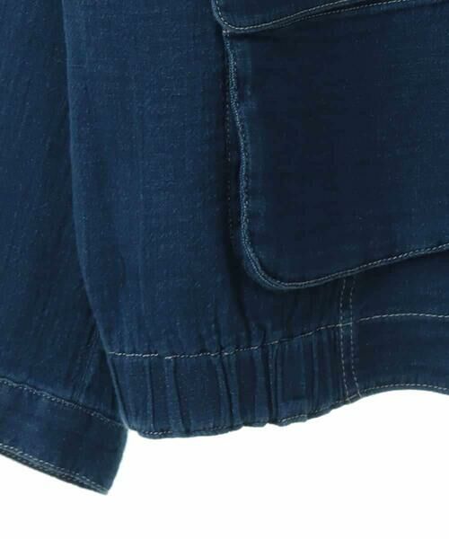 HIROKO BIS GRANDE / ヒロコビス グランデ Gジャン・デニムジャケット | 【大きいサイズ】二重織りガーゼデニムブルゾン | 詳細4