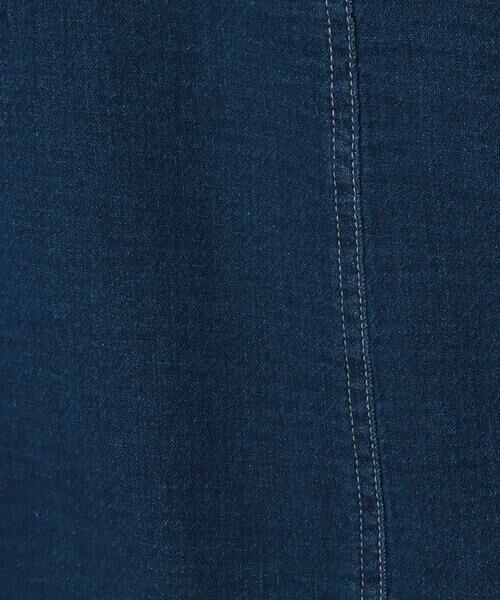 HIROKO BIS GRANDE / ヒロコビス グランデ Gジャン・デニムジャケット | 【大きいサイズ】二重織りガーゼデニムブルゾン | 詳細5